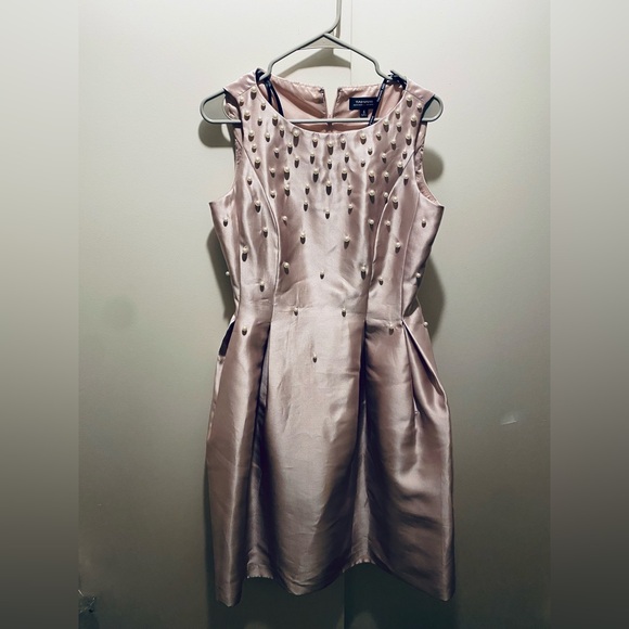 Tahari ASL Pearl Fit & Flare Dress - Picture 2 of 5